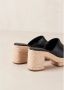 ALOHAS Zwarte Espadrilles met Open Neus Black Dames - Thumbnail 9