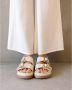 ALOHAS Platte sandalen Beige Dames - Thumbnail 4