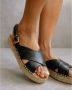 ALOHAS Gekruiste sandaal Black Dames - Thumbnail 5