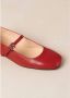 ALOHAS Por Do Sol Rode Leren Ballet Flats Red Dames - Thumbnail 6