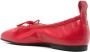 ALOHAS Rode Front Tie Vierkante Neus Schoenen Red Dames - Thumbnail 2