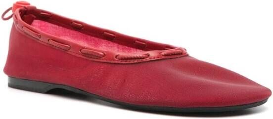 ALOHAS Rode platte zool schoenen Red Dames