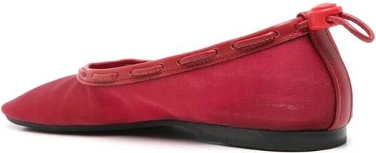 ALOHAS Rode platte zool schoenen Red Dames