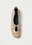 ALOHAS Rosalind Leren Ballet Flats Beige Dames - Thumbnail 2