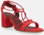 ALOHAS Sandalen met hoge hakken Oranje Dames - Thumbnail 9