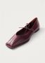 ALOHAS Sway Leren Ballet Flats Red Dames - Thumbnail 5