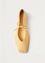 ALOHAS Sway Leren Ballet Flats Yellow Dames - Thumbnail 2