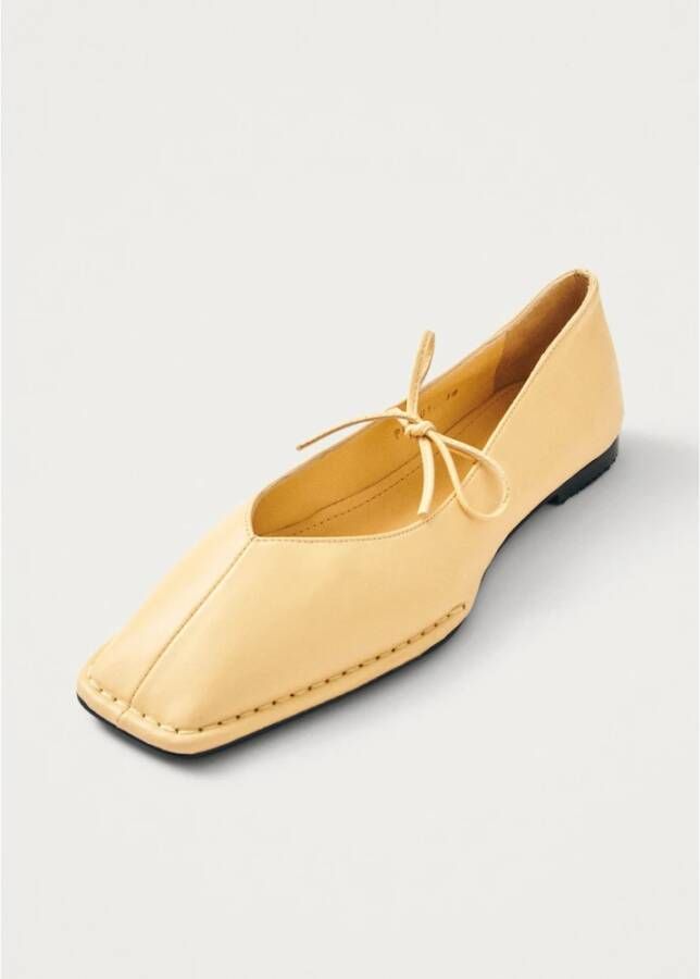 ALOHAS Sway Leren Ballet Flats Yellow Dames