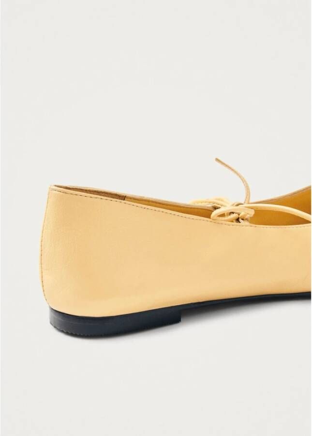 ALOHAS Sway Leren Ballet Flats Yellow Dames