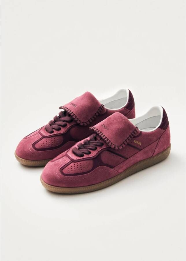 ALOHAS Tb.490 Club Suede Framboos Leren Sneakers Pink Dames