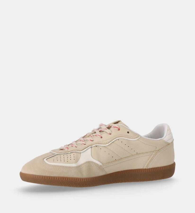 ALOHAS Tb.490 Rife Grain Cream Leren Sneakers Beige Dames