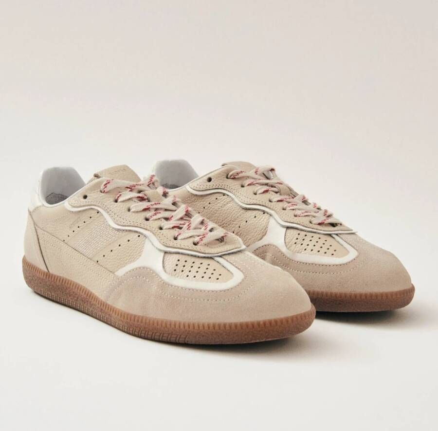 ALOHAS Tb.490 Rife Grain Cream Leren Sneakers Beige Dames