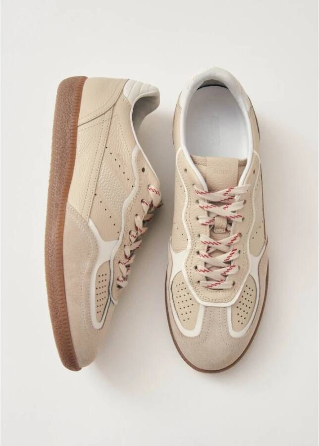 ALOHAS Tb.490 Rife Grain Cream Leren Sneakers Beige Dames