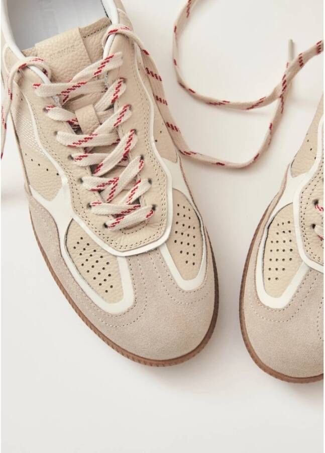 ALOHAS Tb.490 Rife Grain Cream Leren Sneakers Beige Dames