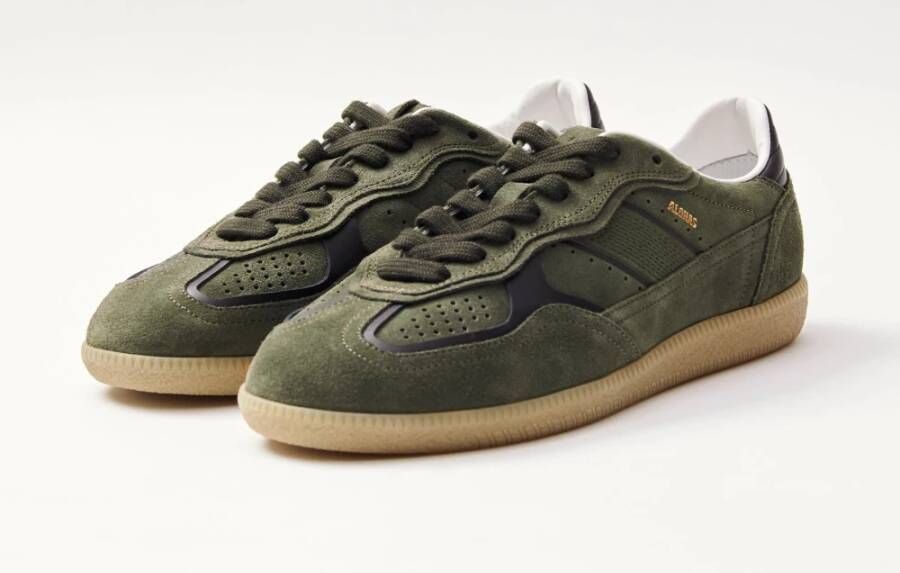 ALOHAS Tb.490 Rife Leren Sneakers Green Dames