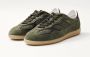 ALOHAS Tb.490 Rife Leren Sneakers Green Dames - Thumbnail 3