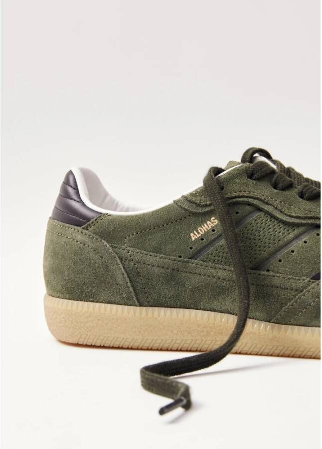 ALOHAS Tb.490 Rife Leren Sneakers Green Dames