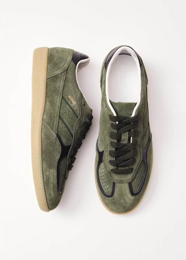 ALOHAS Tb.490 Rife Leren Sneakers Green Dames