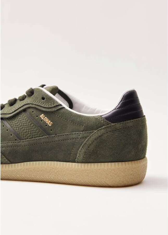 ALOHAS Tb.490 Rife Leren Sneakers Green Dames