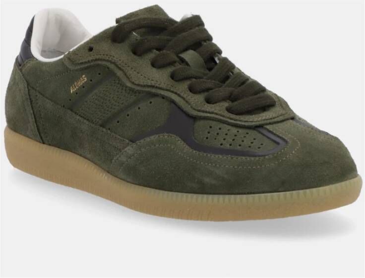 ALOHAS Tb.490 Rife Leren Sneakers Green Dames