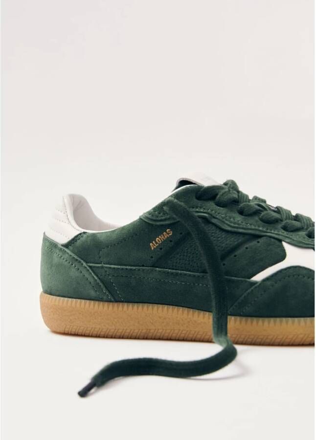 ALOHAS Tb.490 Rife Leren Sneakers Green Dames