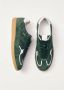 ALOHAS Tb.490 Rife Leren Sneakers Green Dames - Thumbnail 4