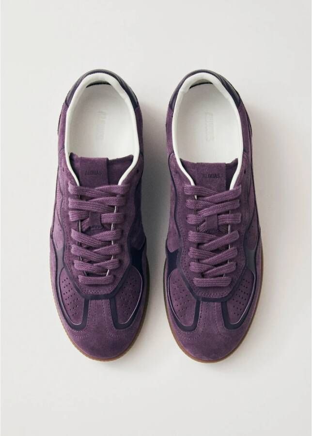 ALOHAS Tb.490 Rife Lila Leren Sneakers Purple Dames