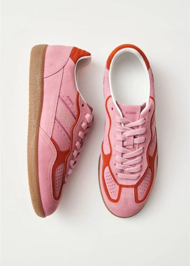 ALOHAS Tb.490 Rife Sea Pink Leren Sneakers Pink Unisex