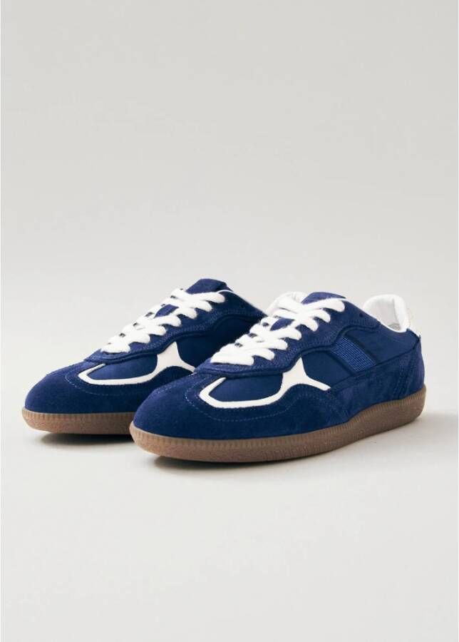 ALOHAS Tb.490 Rife Sheen Blauw Leren Sneakers Blue Dames