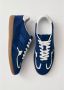 ALOHAS Tb.490 Rife Sheen Blauw Leren Sneakers Blue Dames - Thumbnail 4