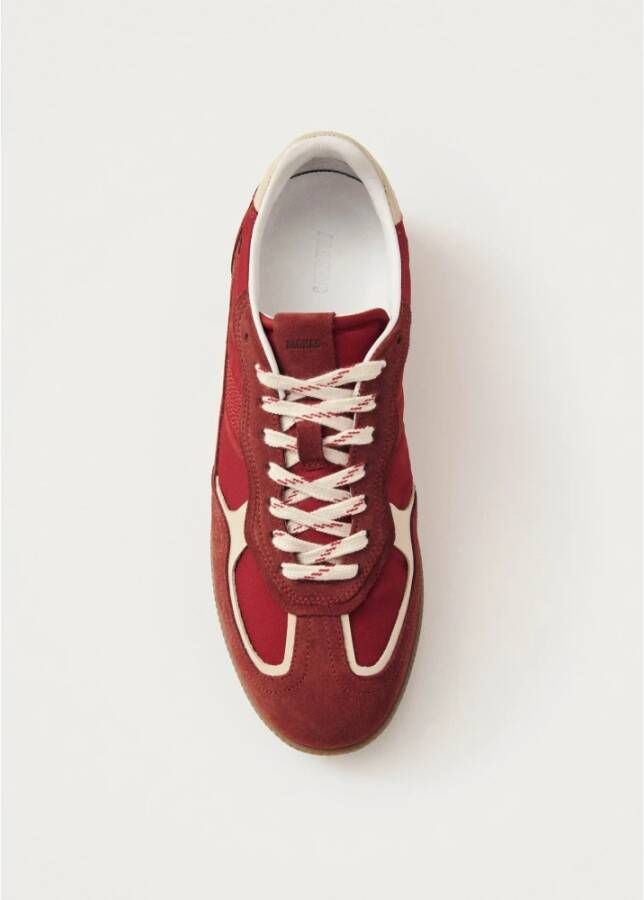 ALOHAS Tb.490 Rife Sheen Leren Sneakers Red Unisex