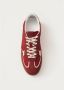 ALOHAS Tb.490 Rife Sheen Leren Sneakers Red Unisex - Thumbnail 3