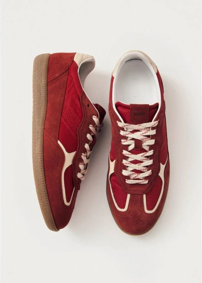 ALOHAS Tb.490 Rife Sheen Leren Sneakers Red Unisex