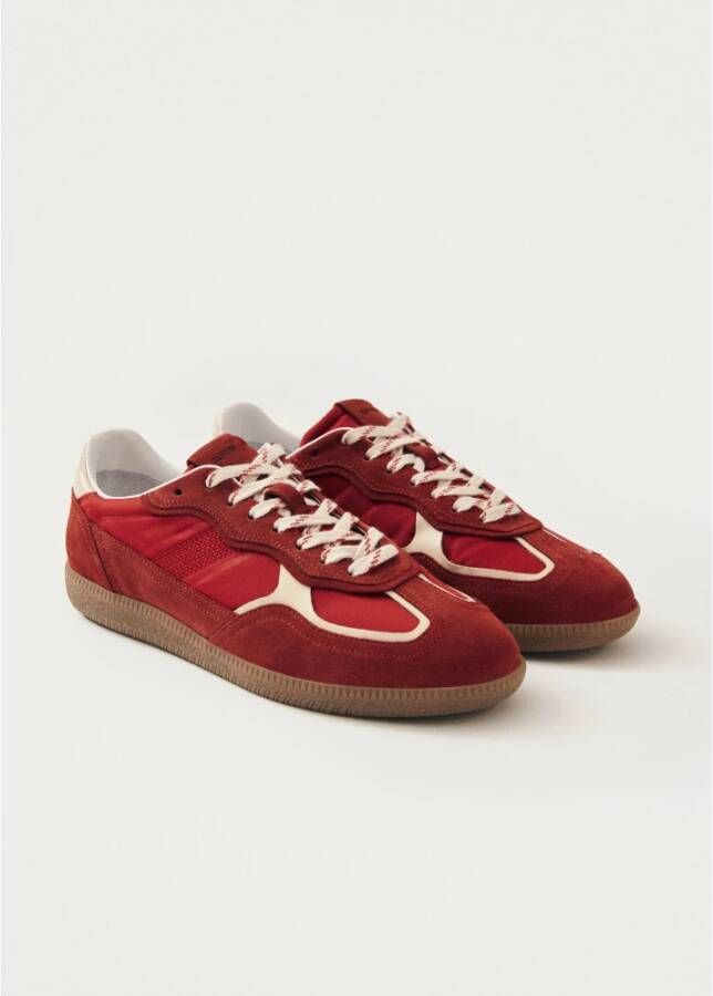 ALOHAS Tb.490 Rife Sheen Leren Sneakers Red Unisex