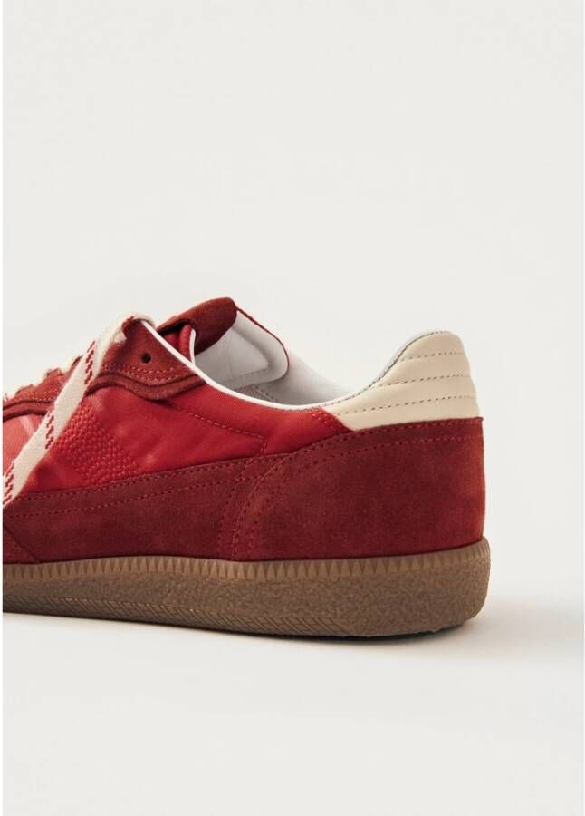 ALOHAS Tb.490 Rife Sheen Leren Sneakers Red Unisex