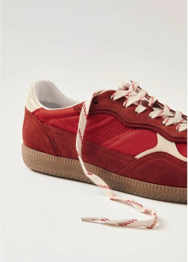 ALOHAS Tb.490 Rife Sheen Rood Leren Sneakers Red Dames