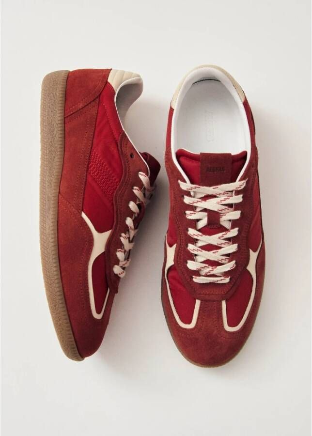 ALOHAS Tb.490 Rife Sheen Rood Leren Sneakers Red Dames