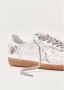 ALOHAS Tb.490 Rife Shimmer Zilver Crème Leren Sneakers Gray Dames - Thumbnail 17