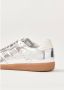 ALOHAS Tb.490 Rife Shimmer Zilver Crème Leren Sneakers Gray Dames - Thumbnail 18