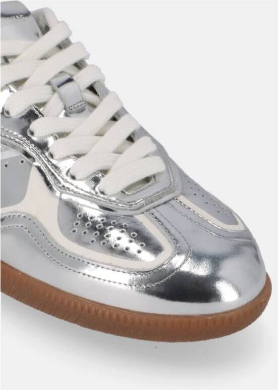 ALOHAS Tb.490 Rife Shimmer Zilver Crème Leren Sneakers Gray Dames