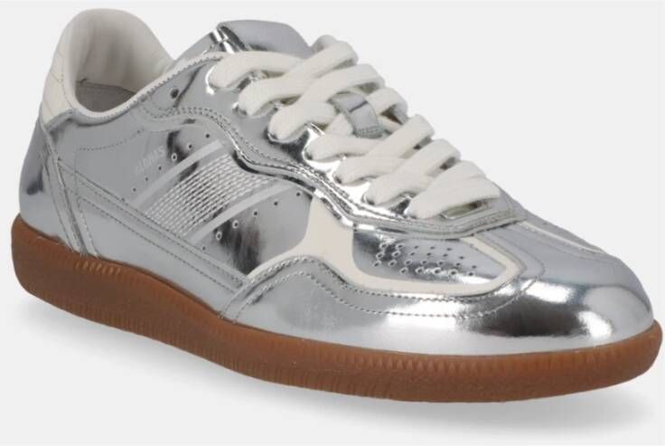 ALOHAS Tb.490 Rife Shimmer Zilver Crème Leren Sneakers Gray Dames