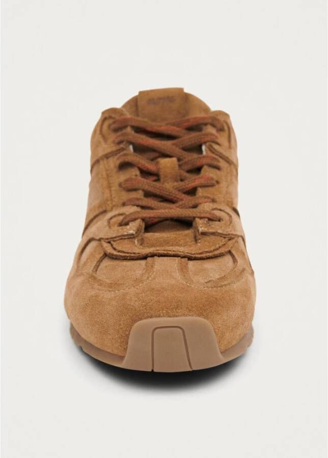 ALOHAS Tb.56 Suède Tan Leren Sneakers Brown Dames