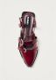 ALOHAS Thalara Onix Burgundy Leren Ballet Flats Red Dames - Thumbnail 3