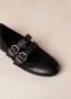 ALOHAS Thekla Zwarte Leren Ballet Flats Black Dames - Thumbnail 7