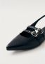 ALOHAS Wren Leren Ballet Flats Black Dames - Thumbnail 6