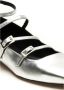 ALOHAS Zilveren Shimmer Ballet Platte Schoenen Gray Dames - Thumbnail 4