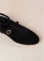 ALOHAS Zwart Suède Ballet Flats Black Dames - Thumbnail 7