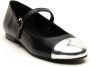 ALOHAS Zwarte balletflats met glans Black Dames - Thumbnail 2