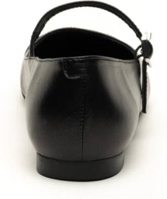 ALOHAS Zwarte balletflats met glans Black Dames