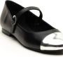 ALOHAS Zwarte balletflats met glans Black Dames - Thumbnail 4